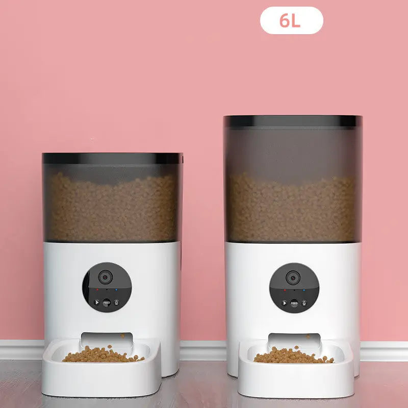 Dispenser Automatico di Cibo per Cani e Gatti – Alimentatore Intelligente con Doppia Alimentazione USB/Batteria - N.1 Online