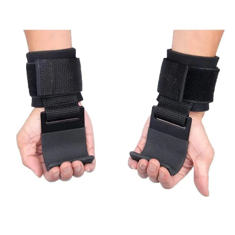 Ganci da Sollevamento con Supporto Polso – Strap Palestra Antiscivolo in Acciaio e Velcro, Coppia - N.1 Online