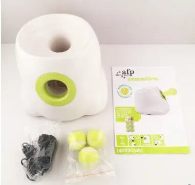 Lancia Palline Automatico per Cani – Giocattolo Interattivo con Distanze Regolabili 3/6/9m, Include 3 Palline e Adattatore - N.1 Online