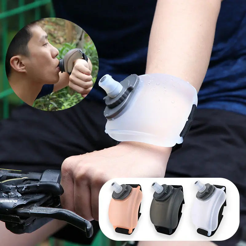 Borraccia da Polso 200ml per Corsa e Ciclismo – Bottiglia Sportiva in Silicone Alimentare, Leggera e Portatile per Running, Jogging, Fitness - N.1 Online