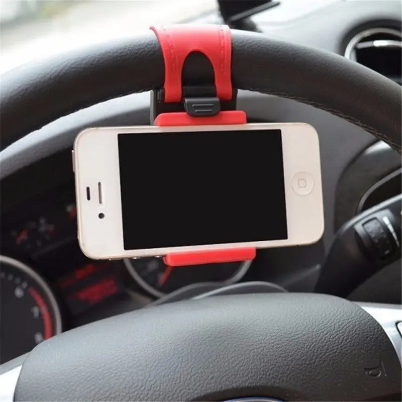 Supporto Telefono da Volante Universale – Clip Regolabile per Smartphone fino a 6.5", Compatibile con iPhone, Samsung, Huawei, GPS, Vivavoce Sicuro in Auto - N.1 Online