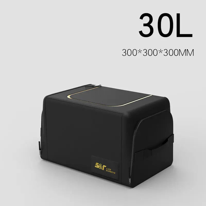 Organizer da Bagagliaio Auto Pieghevole in Tessuto Oxford – Borsa Portaoggetti con Scomparti e Manici, 60x30x30cm - N.1 Online