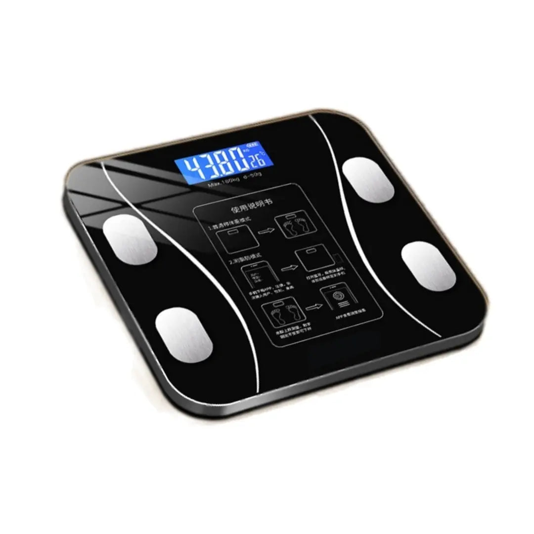 Bilancia Pesapersone Digitale Intelligente con Misurazione Grasso Corporeo – Peso fino a 180kg, Vetro Temperato 5mm - N.1 Online