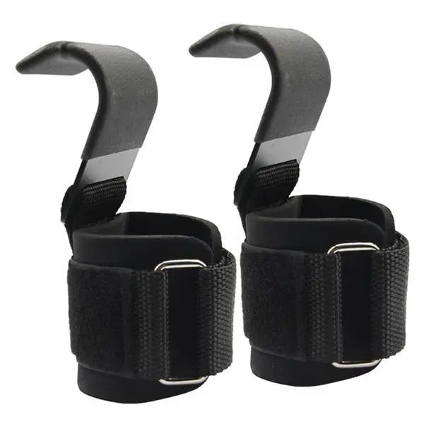 Ganci da Sollevamento con Supporto Polso – Strap Palestra Antiscivolo in Acciaio e Velcro, Coppia - N.1 Online