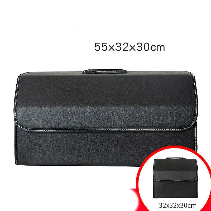 Scatola Portaoggetti Pieghevole in Pelle per Auto – Organizer da Bagagliaio Multiuso, Disponibile in Vari Formati - N.1 Online