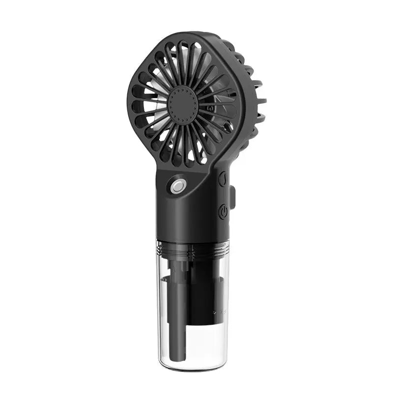 Mini Ventilatore Portatile con Spray e Umidificatore – Raffreddamento a Nebbia, 4 Velocità, USB Ricaricabile - N.1 Online