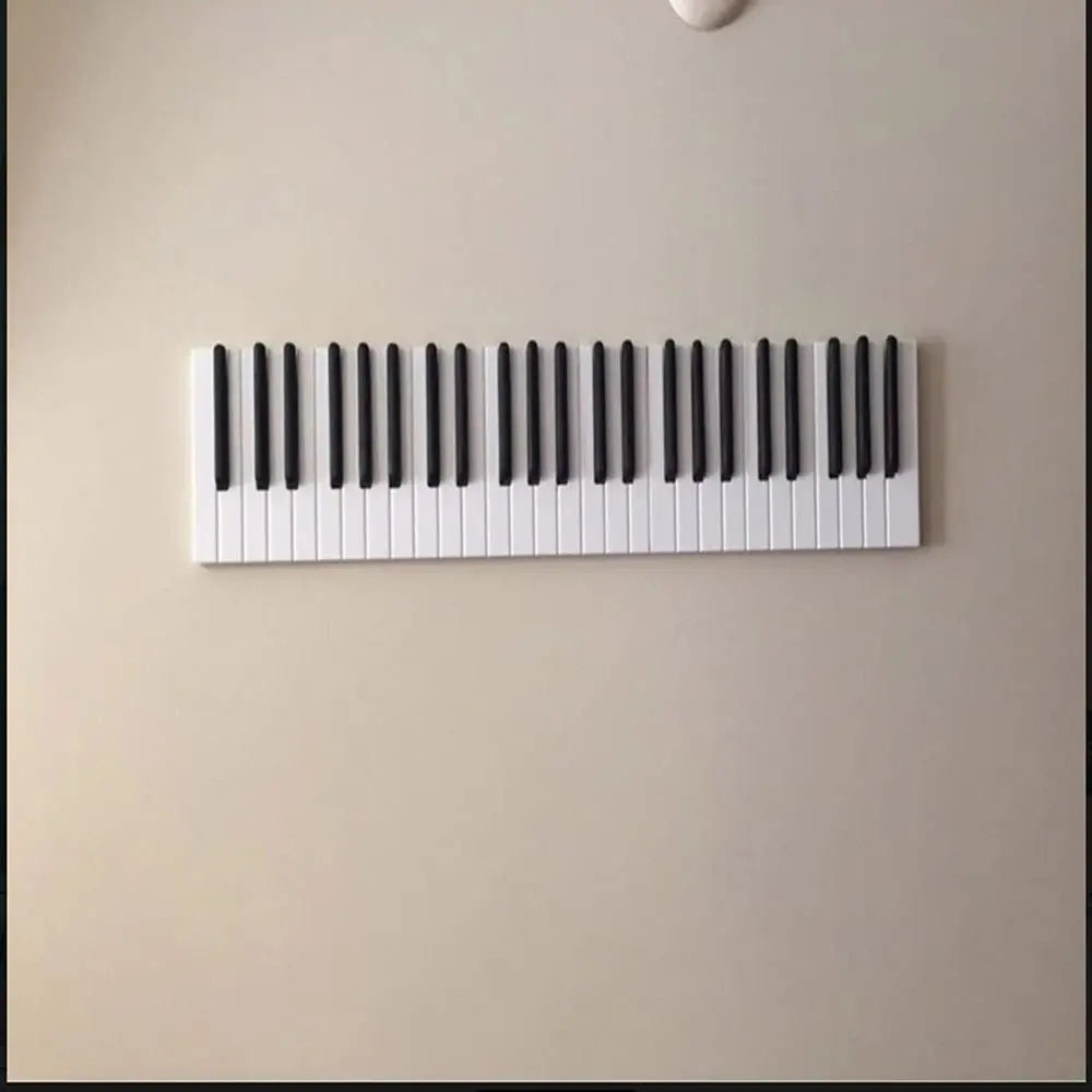 Appendiabiti da Parete in Legno a Forma di Tastiera – Gancio Decorativo Stile Pianoforte, Elegante e Salvaspazio - N.1 Online