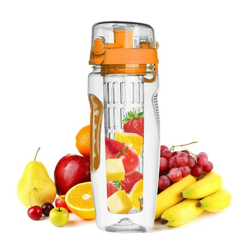 Borraccia Sportiva 1L con Infusore Frutta – Bottiglia Acqua BPA Free in TRITAN, Antigoccia e Infrangibile - N.1 Online