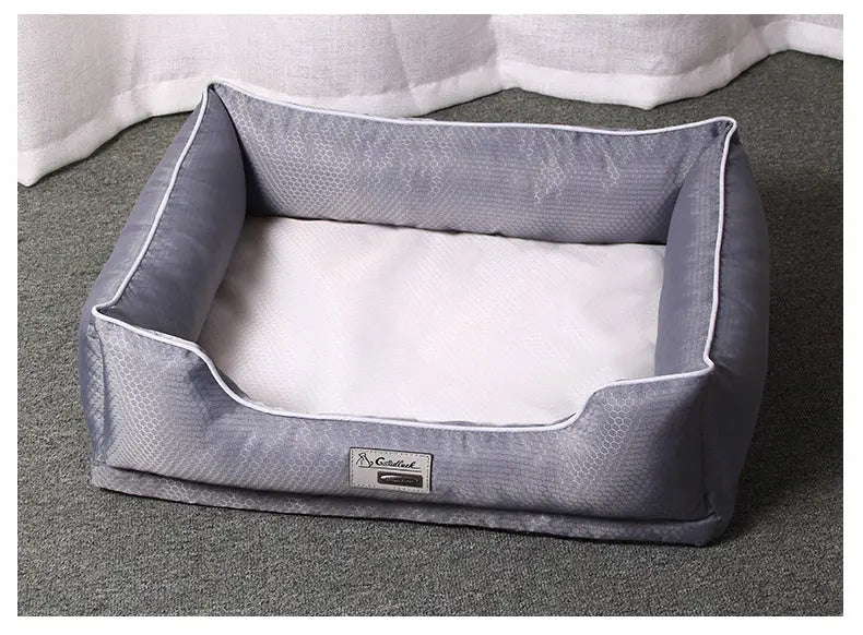 Cuscino per Cani Letto Rimovibile – Cuccia Morbida e Antiaderente, Vari Formati fino a 90 kg, Colore Grigio - N.1 Online