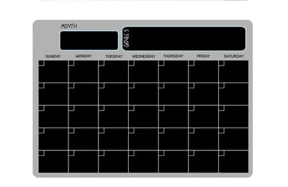 Calendario Magnetico A3 – Planner Mensile e Settimanale Cancellabile, Lavagna Organizzatore con Fondo Bianco o Nero - N.1 Online
