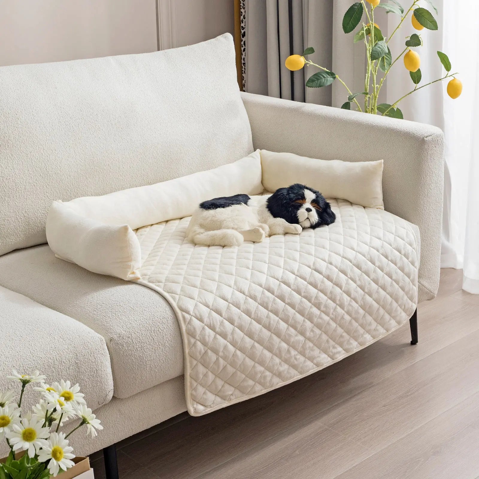 Proteggi Divano per Cani con Materassino Morbido – Letto Imbottito in Peluche per Gatti e Cani, Lavabile, Antigraffio, Antimacchia - N.1 Online