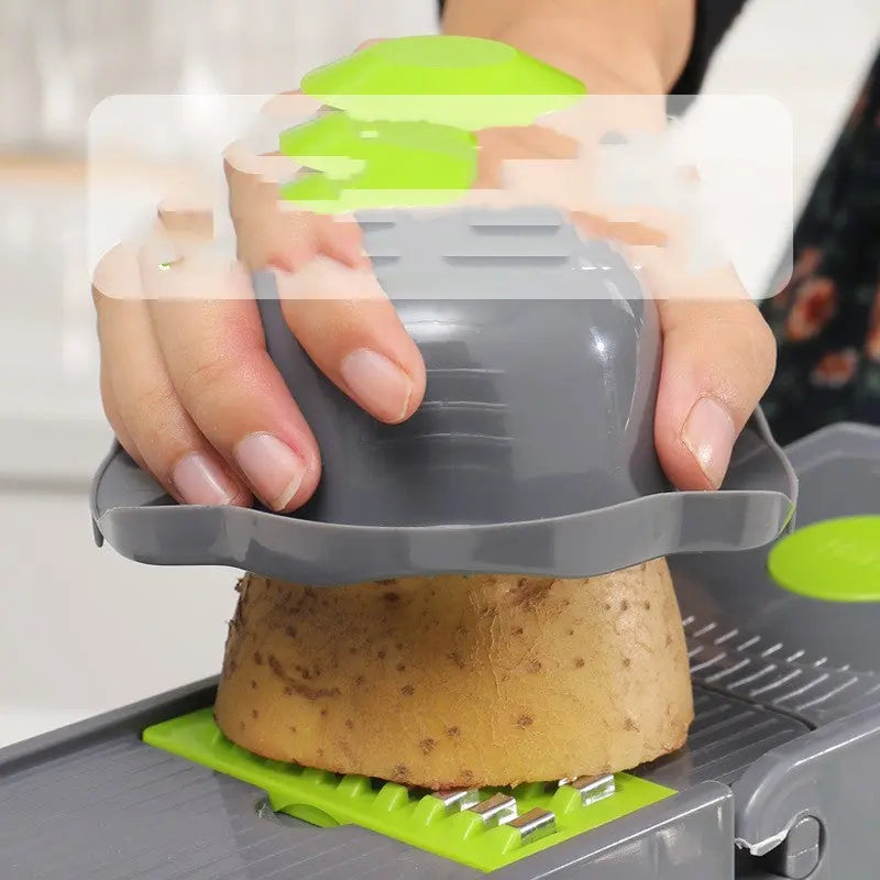 Tagliaverdure da Cucina Multifunzionale con 8 Lame Intercambiabili – Affetta Verdure, Tritaglio, Separatore Uova e Accessori Inclusi - N.1 Online