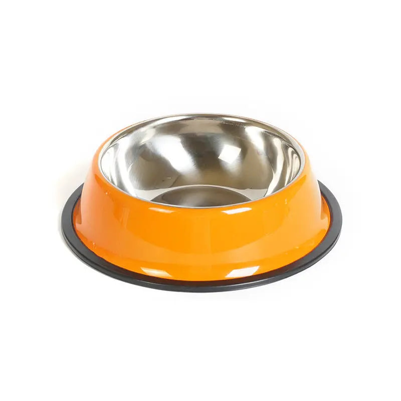 Ciotola per Cani e Gatti in Acciaio Inox e Melamina – Antiscivolo, Doppio Uso per Cibo e Acqua, Resistente al Calore, Colorata - N.1 Online