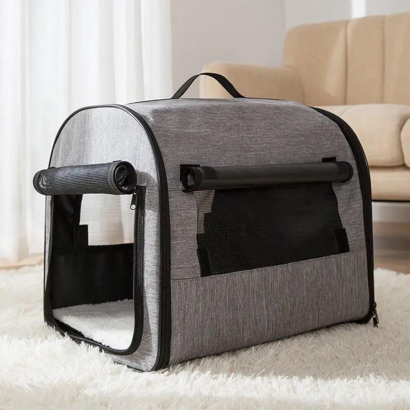 Trasportino Zaino per Cani e Gatti da Viaggio – Gabbia Portatile Lavabile in Tessuto Oxford, Traspirante e Impermeabile, Design Pieghevole - N.1 Online