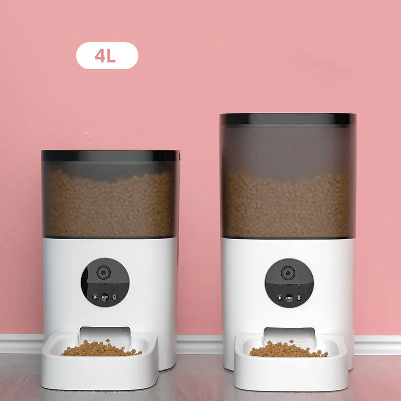 Dispenser Automatico di Cibo per Cani e Gatti – Alimentatore Intelligente con Doppia Alimentazione USB/Batteria - N.1 Online
