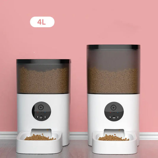 Dispenser Automatico di Cibo per Cani e Gatti – Alimentatore Intelligente con Doppia Alimentazione USB/Batteria - N.1 Online