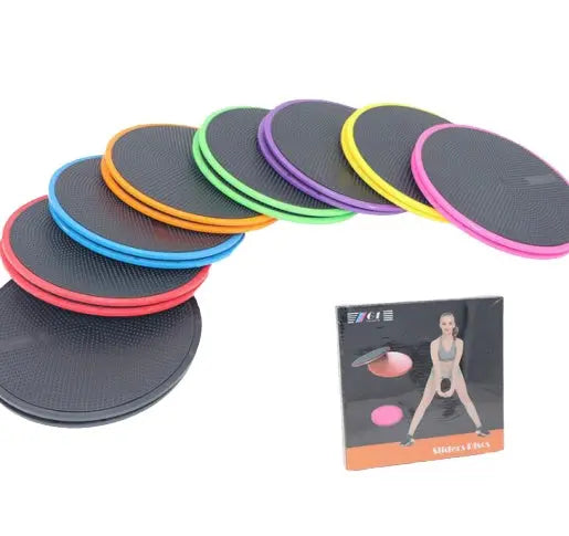 Dischi Scorrevoli Fitness – Slider Rotondi 17,8 cm per Allenamento Addominali, Core e Full Body in Schiuma e ABS - N.1 Online