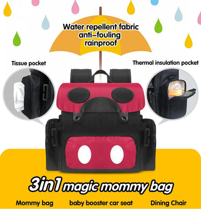 Zaino 3 in 1 Multifunzione per Bambini – Seggiolino Portatile, Organizer da Viaggio, Borsa Fasciatoio con Schienale Rinforzato - N.1 Online