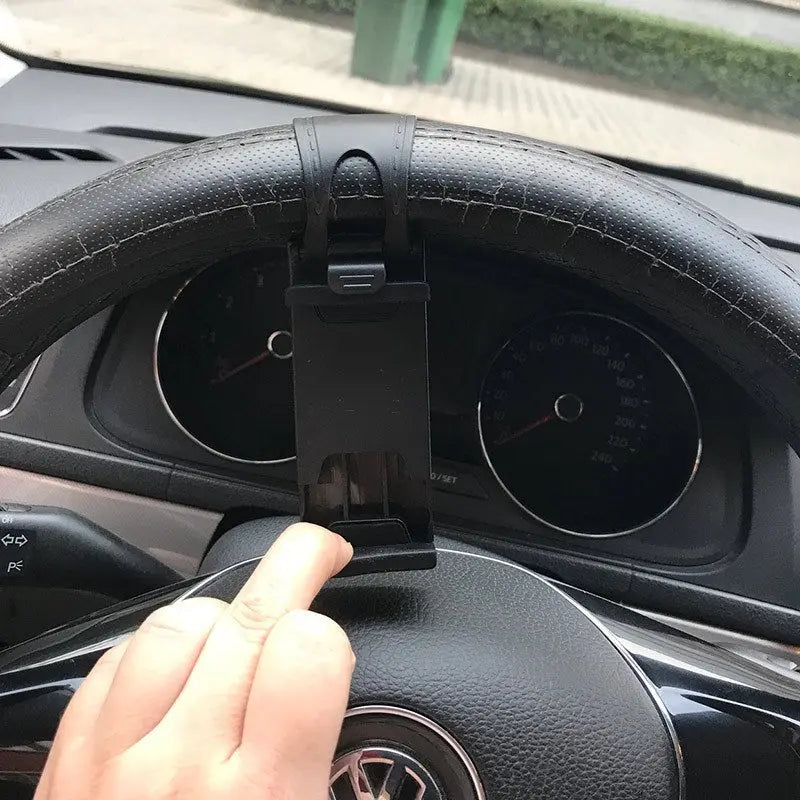 Supporto Telefono da Volante Universale – Clip Regolabile per Smartphone fino a 6.5", Compatibile con iPhone, Samsung, Huawei, GPS, Vivavoce Sicuro in Auto - N.1 Online
