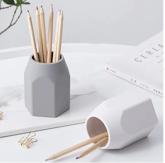 Porta Penne in Silicone Solido – Design Semplice e Moderno, Organizer da Scrivania in Gel di Silice - N.1 Online
