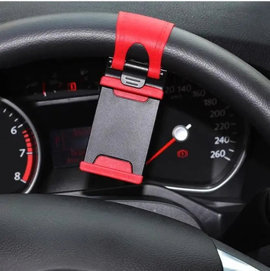 Supporto Telefono da Volante Universale – Clip Regolabile per Smartphone fino a 6.5", Compatibile con iPhone, Samsung, Huawei, GPS, Vivavoce Sicuro in Auto - N.1 Online