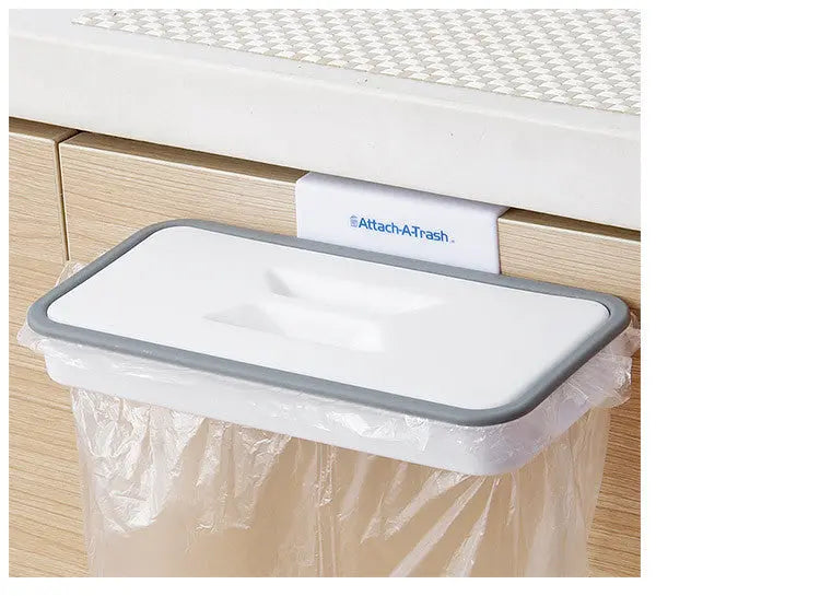 Porta Sacchetti Spazzatura da Appendere con Coperchio – Supporto in ABS per Ante e Cassetti, Salvaspazio da Cucina - N.1 Online