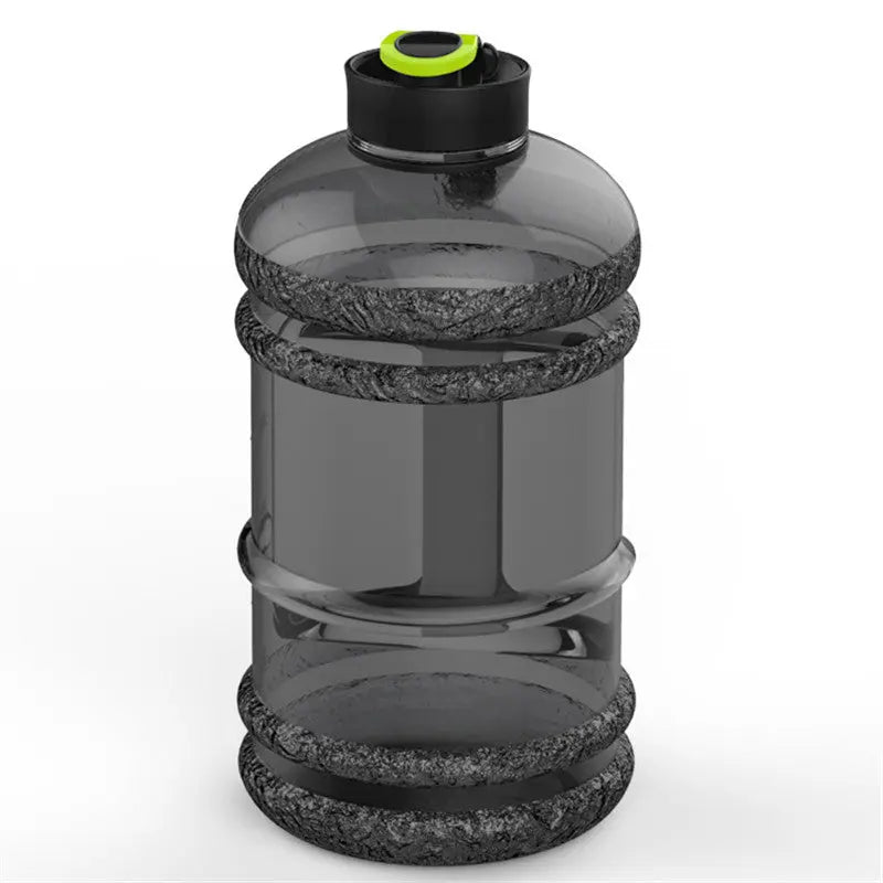 Borraccia Sportiva 2.2L Grande Capacità – Bottiglia Fitness in PETG, Antigoccia e Resistente agli Urti, Nera - N.1 Online