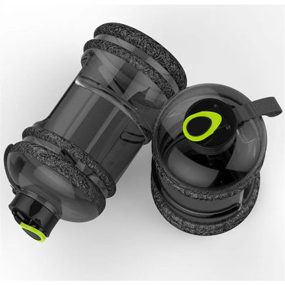 Borraccia Sportiva 2.2L Grande Capacità – Bottiglia Fitness in PETG, Antigoccia e Resistente agli Urti, Nera - N.1 Online