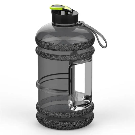 Borraccia Sportiva 2.2L Grande Capacità – Bottiglia Fitness in PETG, Antigoccia e Resistente agli Urti, Nera - N.1 Online
