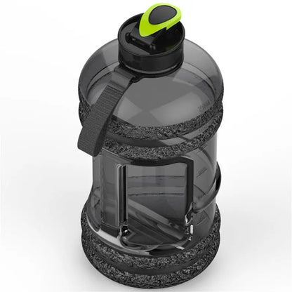 Borraccia Sportiva 2.2L Grande Capacità – Bottiglia Fitness in PETG, Antigoccia e Resistente agli Urti, Nera - N.1 Online