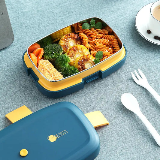Contenitore Termico per Pranzo in Acciaio Inox – Lunch Box Ermetica da Lavoro o Scuola - N.1 Online