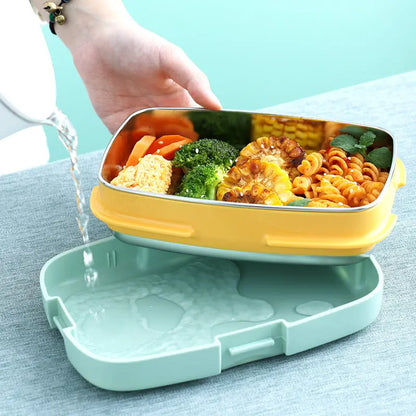 Contenitore Termico per Pranzo in Acciaio Inox – Lunch Box Ermetica da Lavoro o Scuola - N.1 Online