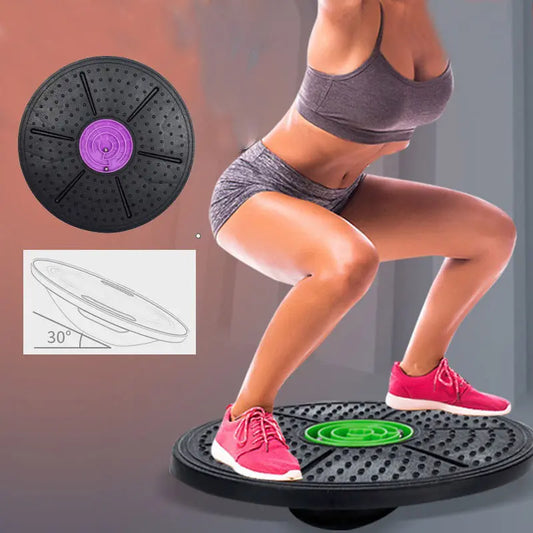 Piattaforma Equilibrio Yoga Balance Board Rotante – Trainer Fitness per Stabilità, Esercizi Vita e Core, Supporta 150 kg - N.1 Online