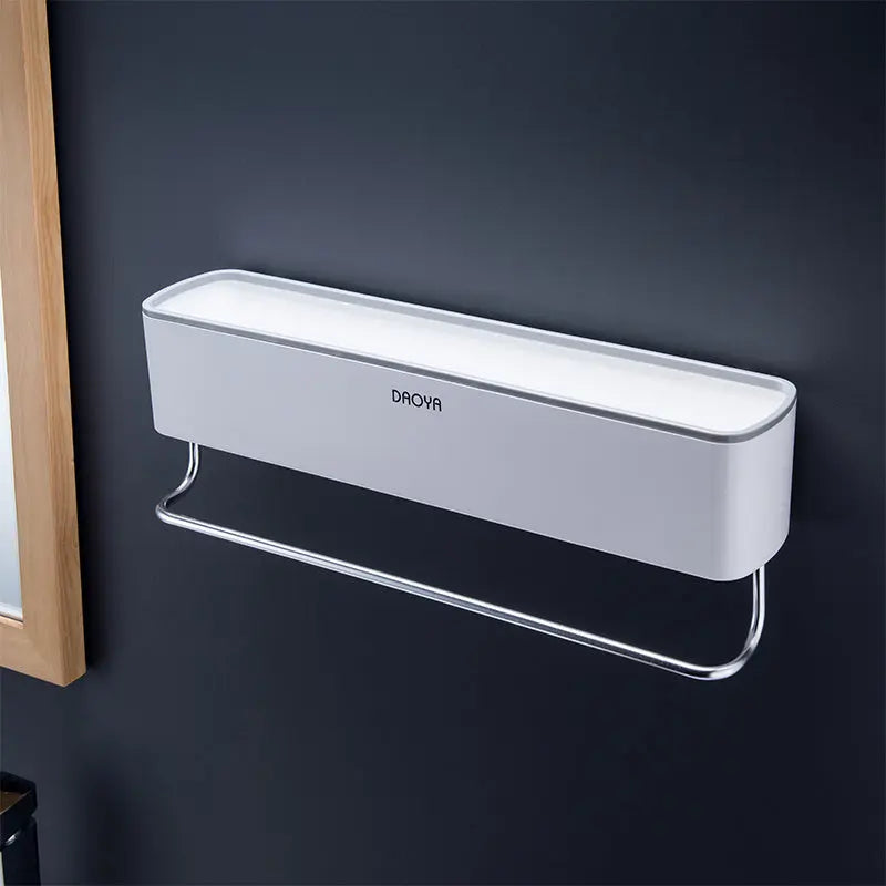 Mensole da Bagno Senza Foratura in Plastica – Stile Nordico, con o senza Portasciugamani, Ideali per Piastrelle in Ceramica - N.1 Online