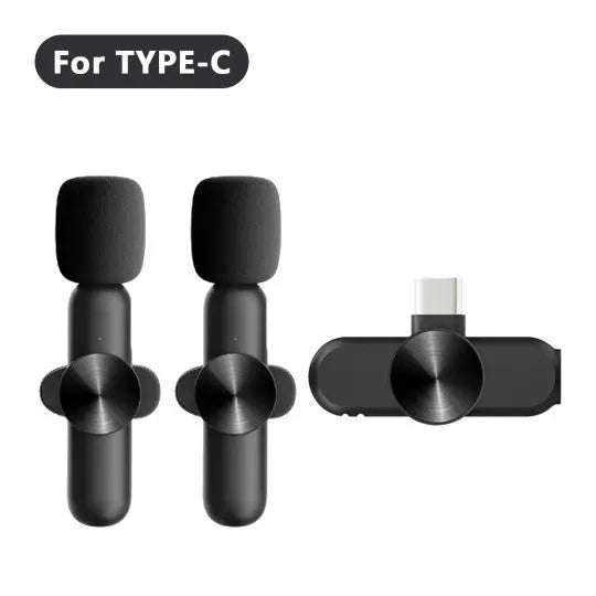 Microfono Lavalier Wireless 2.4G 1 a 2 con Cancellazione del Rumore – Plug and Play, Compatibile con Smartphone, PC e Tablet - N.1 Online