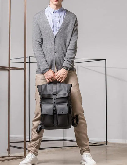 Zaino da Viaggio Uomo Antifurto Impermeabile con Porta USB – Porta PC 16" Business Scuola - N.1 Online