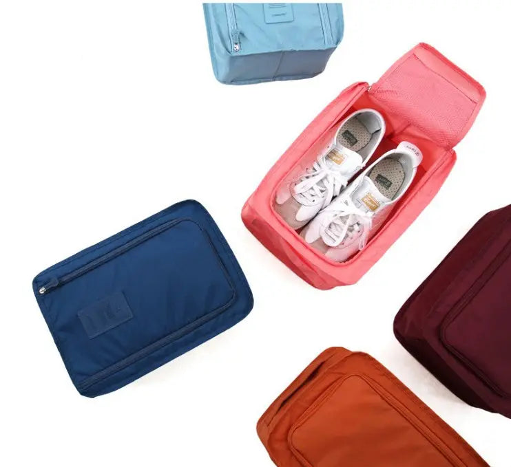 Porta Scarpe Impermeabile Pieghevole – Organizer da Parete in Nylon, Forma Cubo, Colori Vari, 30x21x11 cm - N.1 Online