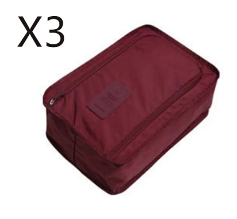 Porta Scarpe Impermeabile Pieghevole – Organizer da Parete in Nylon, Forma Cubo, Colori Vari, 30x21x11 cm - N.1 Online