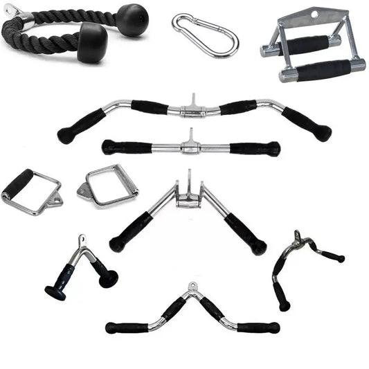Accessori Palestra per Macchine a Cavi – Maniglie, Barre e Corde per Allenamento Professionale Bicipiti, Tricipiti, Schiena e Spalle – Vendita Singola a Scelta - N.1 Online