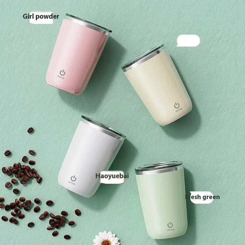 Tazza Elettrica Auto Agitante 400ml – Bicchiere Smart per Caffè, Latte e Bevande Calde, Batterie Ricaricabili - N.1 Online