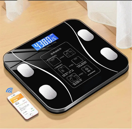 Bilancia Pesapersone Digitale Intelligente con Misurazione Grasso Corporeo – Peso fino a 180kg, Vetro Temperato 5mm - N.1 Online