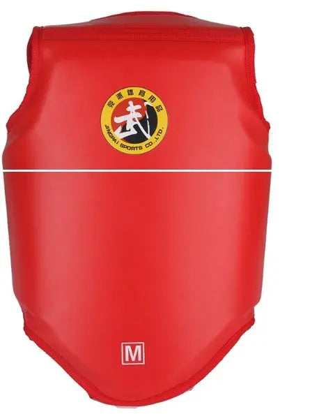 Protezione Torace Boxe in PU – Scudo Monoblocco per Allenamento Fitness, Taglie S/M/L, Colori Rosso, Blu e Nero - N.1 Online