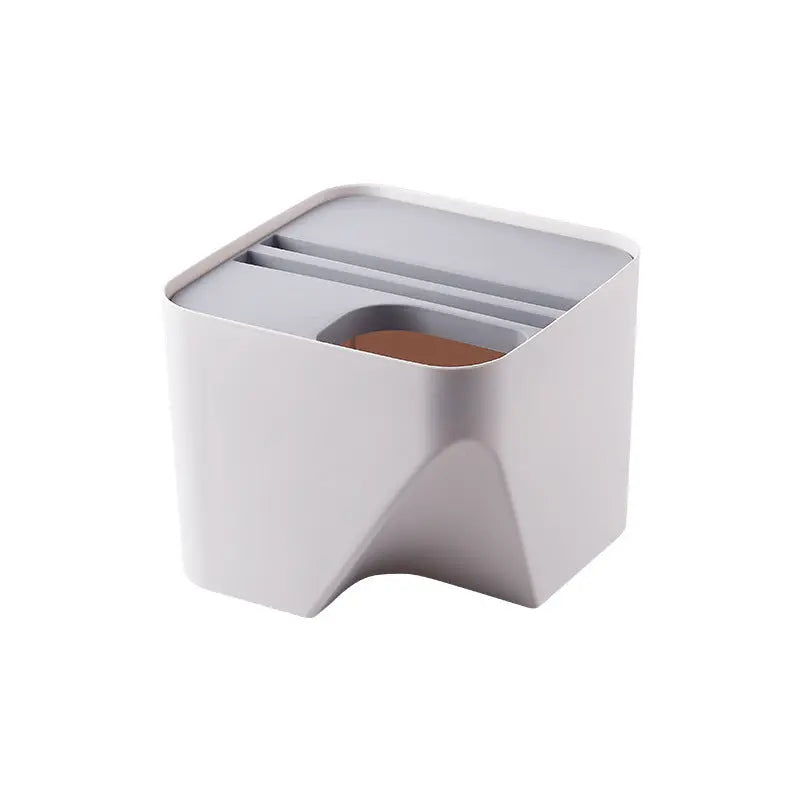 Cestino Raccolta Differenziata Impilabile per Cucina e Bagno – Pattumiera Salvaspazio con Coperchio, Separazione Asciutto e Bagnato - N.1 Online