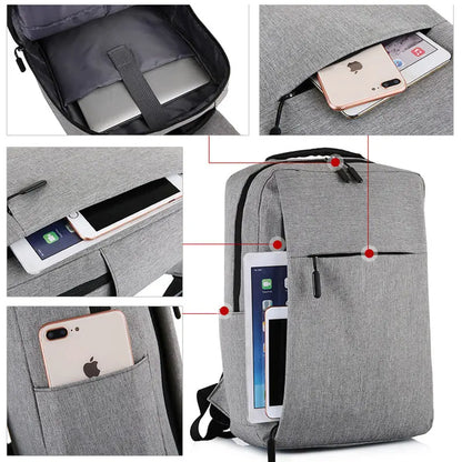 Zaino USB Antifurto per Laptop – Zaino da Viaggio Unisex in Nylon per Scuola, Lavoro, Università - N.1 Online