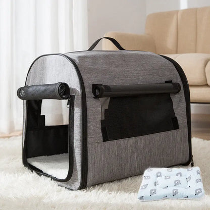 Trasportino Zaino per Cani e Gatti da Viaggio – Gabbia Portatile Lavabile in Tessuto Oxford, Traspirante e Impermeabile, Design Pieghevole - N.1 Online