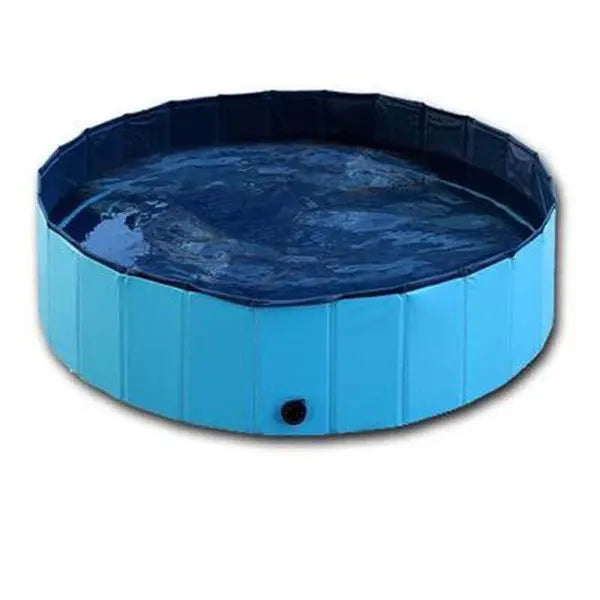 Piscina Pieghevole per Cani e Animali Domestici – Vasca da Bagno in PVC Resistente, Portatile con Scarico Rapido - N.1 Online