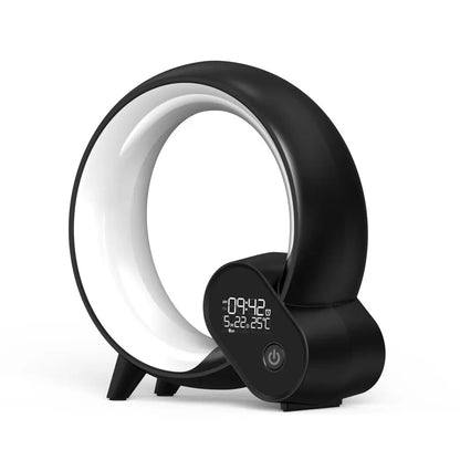 Sveglia Digitale Smart con Simulazione Alba, Luce LED RGB, Audio Bluetooth e Controllo da App – Design Moderno Q - N.1 Online