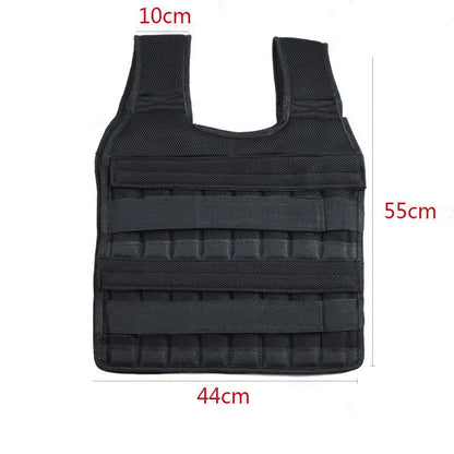 Gilet Zavorrato Sportivo Running – Gilet Pesi Allenamento Traspirante Nero, Capacità 15kg o 35kg No Pesi - N.1 Online
