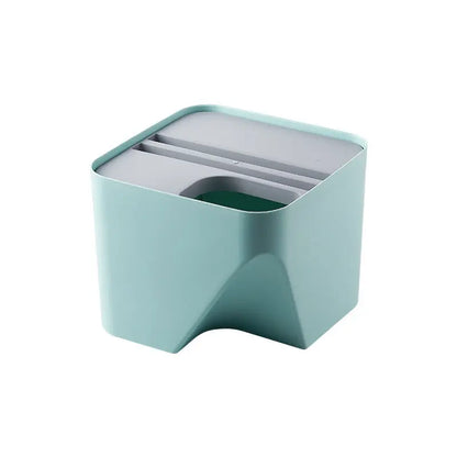 Cestino Raccolta Differenziata Impilabile per Cucina e Bagno – Pattumiera Salvaspazio con Coperchio, Separazione Asciutto e Bagnato - N.1 Online