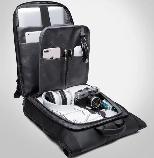 Zaino da Viaggio Uomo Antifurto Impermeabile con Porta USB – Porta PC 16" Business Scuola - N.1 Online